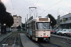 Antwerpse tram, toen nog de MIVA. 14-10-1981-21