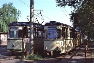 25+118 Dessau-Süd 1978-bij het eindstation Tempelhofer Straße,
