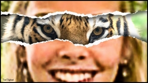 Eyes of a tiger
