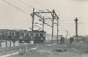 NZH Tweelingstel A613-614 Leiden Lammenschans, 14-05-1960.