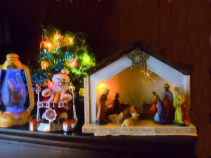 kerstfeest in de stal