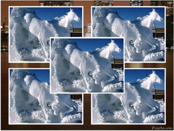 Sculpturen van sneeuw in Japan-6