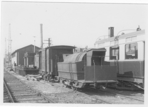 Pekelwagen H11 e.a. op spoor A.