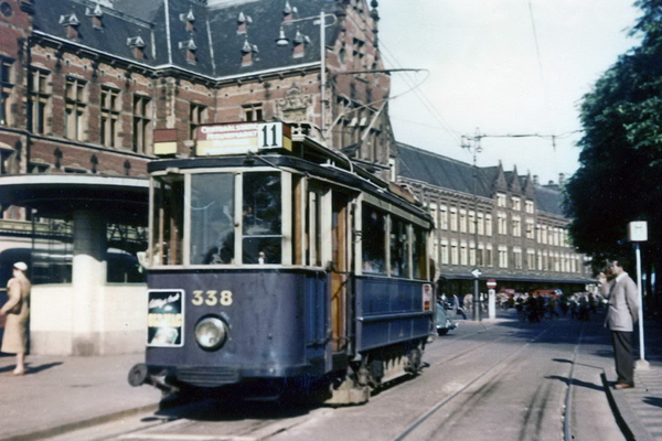 338 Stationsplein, 1954.