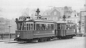 418 Blauwbrug, 25 december 1955.