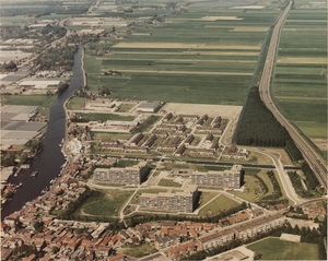 Luchtfoto De Tol Leidschendam 1977