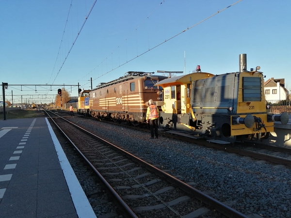 231 van Nederlandse Spoorwegen Materietype Sik kwam gisteren in A