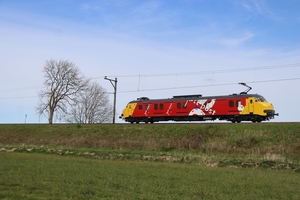 Op de Soesterlijn tussen Soestdijk en Baarn.