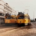 1001 en 1116 op de Turfmarkt naast de Oosthoek abri.(13-6-1983),
