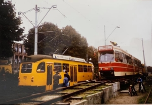 1001 Heemstraat met de net geloste 3100(18-10-1984).