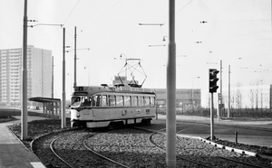 December 1971 - de 1131 op lijn 6 bij het pas ingebruikgenomen ep