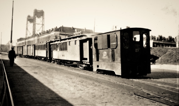 23 april 1953 toen Loc 29 met een gemengde tram vertrok vanuit de