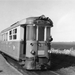 Langs het perron van station Blaaksedijk staat op 27 mei 1956 de 