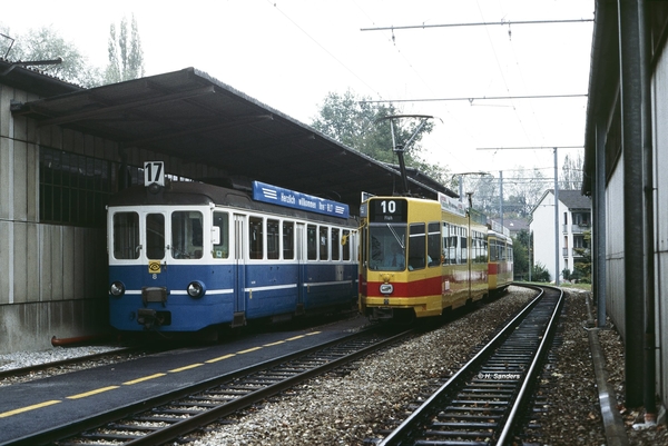 De omzetting van de voormalige Birsigtalbahn (Basel-Heuwaage - Ro