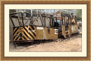 Werkwagen 2504 ex 505 sloop  Krimpen a.d. IJssel 1982