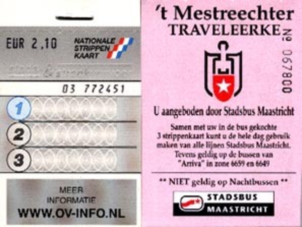 3 Strippenkaart Maastricht