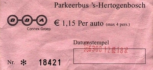 BBA Citybus Den Bosch 1.15 Euro Per Auto