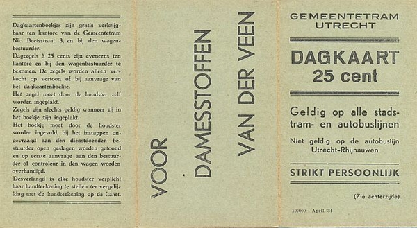 Dagkaart GTU Utrecht vrouw Maurits Vink-1
