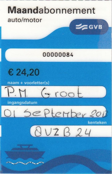 Maandabonnement € 24.20