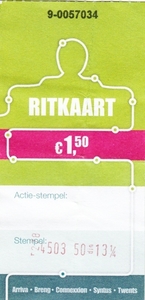 Syntus Ritkaart € 1.50