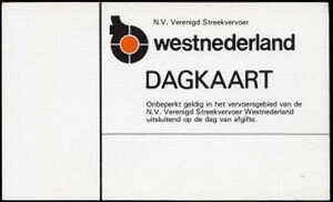 West Nederland Dagkaart ƒ 2.00