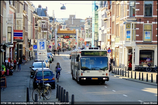 HTM 185 - Den Haag, Wagenstraat