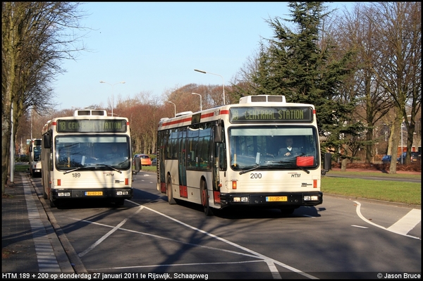 HTM 189 + 200 - Rijswijk, Schaapweg