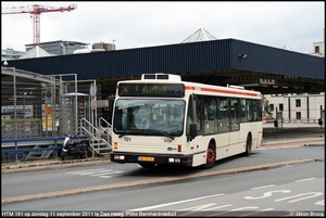 HTM 191 - Den Haag, Prins Bernhardviaduct (Centraal Station)