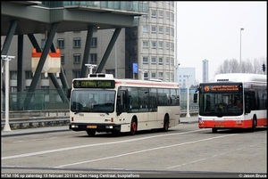 HTM 196 - Den Haag Centraal, busplatform