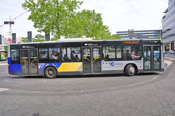 3436 van het type MAN Lion's City van Hermes te Eindhoven in de t