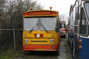 Museumbus van het Nationaal Bus Museum in Hoogezand (voorheen Win