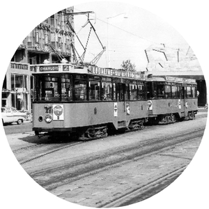 481 lijn 2S Stationsplein 1959