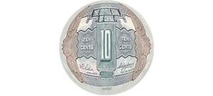 China 1935 1 Chiao 10 Cents