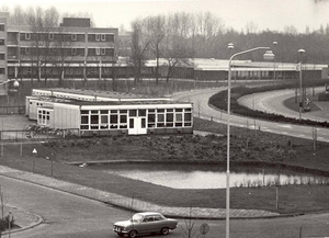 1974. Noordsingel, gezien vanaf de Dillenburgsingel hoek Gravin J