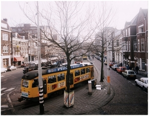 Den Haag. Stationsweg, brede gedeelte gezien naar het Stationsple