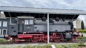 (2021-08-31) Stoomlocomotief 64 393 op station Konzer-7
