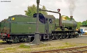 NS lok 3737 op het depot van Simpelveld, Juni 2000.