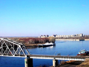 brug-meer-rivier-vaste-achtergrond