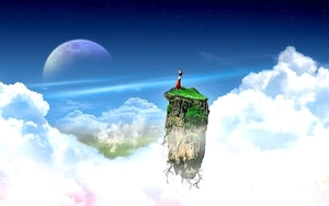vuurtoren-maan-wolken-illustratie-achtergrond