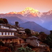 beschermd-gebied-annapurna-landschappen-chhusang-nepal-achtergron