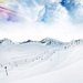voor-dubbele-monitoren-sneeuw-winter-bergen-achtergrond