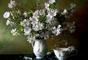 stilleven-witte-bloemen-schilderen-achtergrond