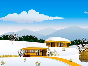 illustratie-huis-natuur-architectuur-achtergrond