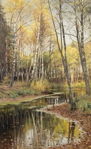 peder_mork_ma_nsted_autumn_in_the_birchwood