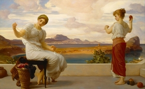 lord_frederic_leighton_-_winding_the_skein_-_google_art_project