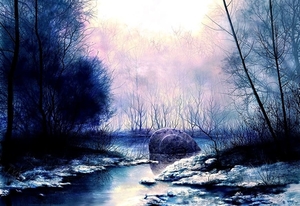 fantasie-natuur-sneeuw-rivier-achtergrond
