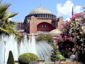turkije-architectuur-fontein-toeristische-attractie-achtergrond