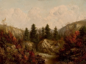river_through_an_autumn_forest-william_mason_brown