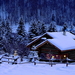 sneeuw-winter-vrolijk-kerstfeest-blokhut-achtergrond