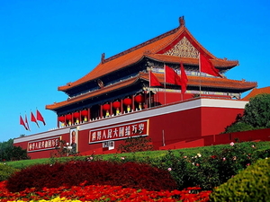 tempel-chinese-architectuur-japanse-rode-achtergrond